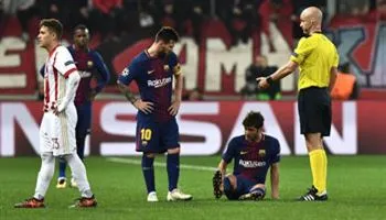 Barcelona trả giá đắt cho trận hòa Olympiakos ở Champions League