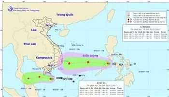 Đêm nay 1/11, ven biển các tỉnh miền Tây Nam bộ có gió giật mạnh cấp 6-7