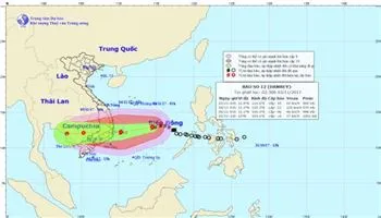Dự báo thời tiết 03/11: Bão số 12 cách đất liền 600 km, giật cấp 13