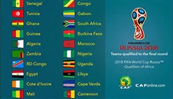 Lịch thi đấu vòng loại World Cup 2018 khu vực Châu Phi