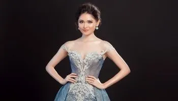 Thuỳ Dung lộng lẫy trong trang phục dạ hội tại Hoa hậu Quốc tế 2017