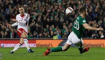 Kết quả vòng play-off World Cup 2018: Đan Mạch đè bẹp Ireland đoạt vé đi Nga