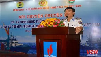 Vùng Cảnh sát biển 3 tuyên truyền biển, đảo tại Tổng công ty cổ phần dịch vụ kỹ thuật dầu khí 