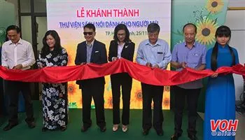 Lễ khánh thành thư viện sách nói dành cho người mù