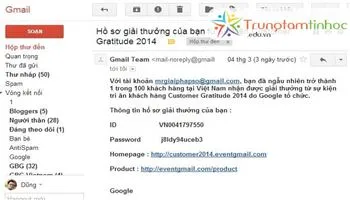 Tấn công bằng thư rác ngày càng gia tăng