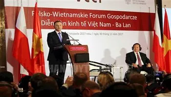 Tổng thống Ba Lan Andrzej Duda dự diễn đàn kinh tế Việt Nam - Ba Lan tại TPHCM