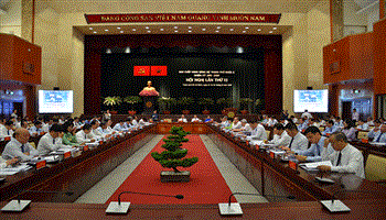 Khai mạc Hội nghị Thành ủy TPHCM lần thứ 15 khóa X