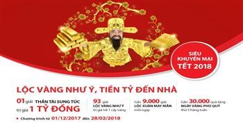 Maritime Bank đón Tết với giải thưởng 1 tỷ đồng