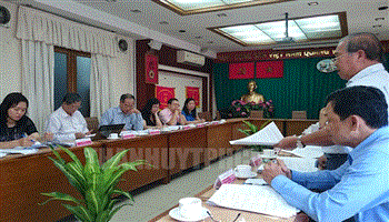 Tạp chí Cộng sản làm việc với Ban Tuyên Giáo Thành ủy TPHCM về công tác xây dựng Đảng