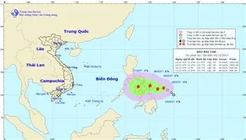 Thời tiết ngày 14/12: Dự báo bão Kai-tak diễn biến rất phức tạp