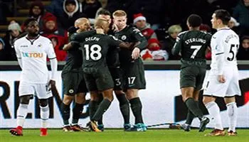 Kết quả Ngoại hạng Anh 14/12: Hủy diệt Swansea, Man City lập kỷ lục mới