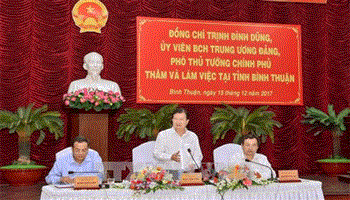 Bình Thuận: Phát triển công nghiệp ở lĩnh vực thế mạnh không để ảnh hưởng đến môi trường