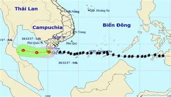 Bão số 16 (Tembin) suy yếu thành áp thấp nhiệt đới