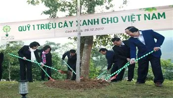 Hành trình về nguồn của Vinamilk và quỹ 1 triệu cây xanh tại tỉnh Cao Bằng