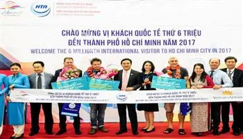 TPHCM đặt mục tiêu đón 7,5 triệu lượt khách quốc tế trong năm 2018