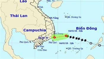 Bão Bolaven (bão số 1) suy yếu thành áp thấp nhiệt đới