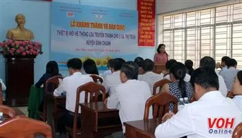 5 trạm truyền thanh của huyện Bình Chánh được đầu tư mới