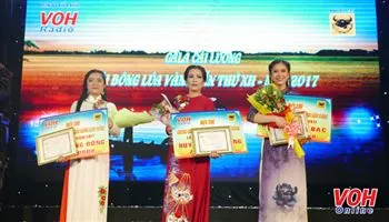 Võ Thị Phương Thuý đoạt huy chương vàng giải Bông lúa vàng lần 12/2017