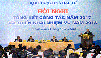 Thủ tướng dự Hội nghị triển khai nhiệm vụ 2018 của Bộ Kế hoạch và Đầu tư