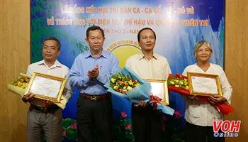 Tác phẩm Vì môi trường trong xanh giành giải nhất Hội thi sáng tác dân ca-ca cổ-lý-hò vè