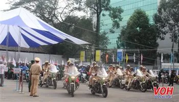 TPHCM phát động chiến dịch tuyên truyền kết hợp tuần tra, kiểm soát, xử lý vi phạm quy định tốc độ
