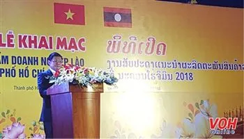 Khai mạc “Tuần lễ sản phẩm doanh nghiệp Lào tại TPHCM”