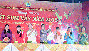 600 gia đình công nhân vui Tết sum vầy 2018