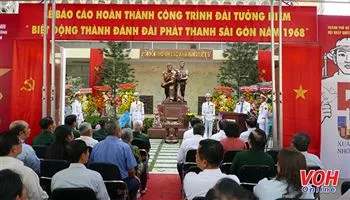 Hoàn thành công trình trùng tu Đài Tưởng niệm Biệt động thành đánh Đài Phát thanh Sài Gòn năm 1968