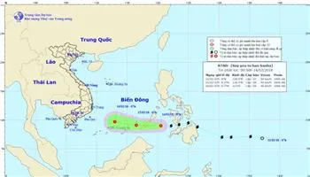 Bão Sanba suy yếu thành áp thấp nhiệt đới