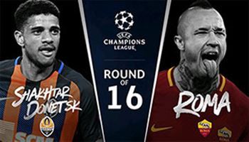 Lượt đi vòng 1/8 Cúp C1/Champions League: Shakhtar Donetsk - Roma (02 giờ 45 - ngày 22/2/2018)