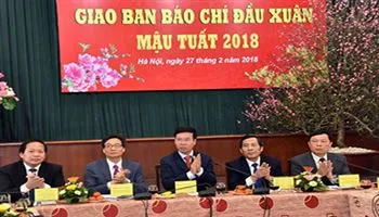 Giao ban báo chí đầu xuân