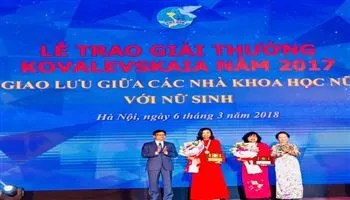 Trao Giải thưởng khoa học Kovalevskaia 2017