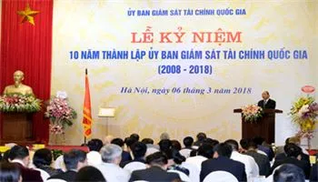 Thủ tướng dự lễ kỷ niệm 10 năm thành lập Ủy ban Giám sát tài chính quốc gia