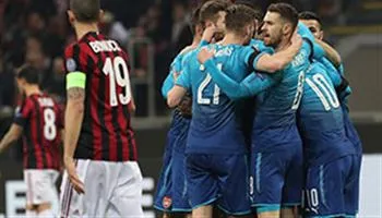 Diễn biến chính trận AC Milan vs Arsenal - lượt đi vòng 1/8 Cup C2 Europa League
