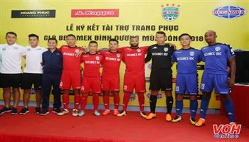 Đội Becamex Bình Dương nhận tài trợ trang phục lên đến 3,6 tỷ đồng/năm