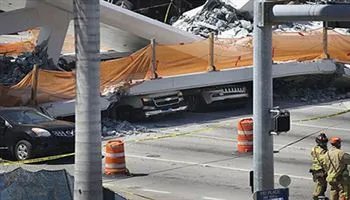 Chưa  biết bao nhiêu người thương vong khi cầu sập ở Mỹ