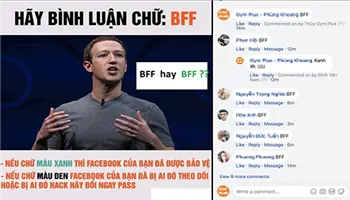 Rộn ràng trào lưu BFF trên Facebook