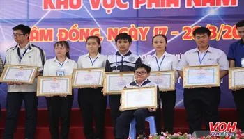 Học sinh TPHCM dẫn đầu giải thưởng cuộc thi khoa học kỹ thuật khu vực phía Nam