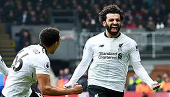 Ghi bàn vào lưới Crystal Palace, Salah san bằng kỷ lục ghi bàn của Ronaldo