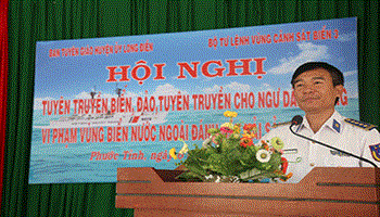 Đẩy mạnh tuyên truyền ngư dân không vi phạm vùng biển nước ngoài