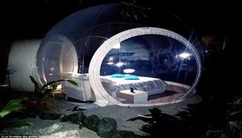 Ngỡ ngàng với khách sạn bong bóng