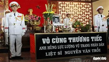 Hài cốt anh hùng, liệt sĩ Nguyễn Văn Trỗi được đưa về an táng tại Nghĩa trang liệt sĩ TPHCM