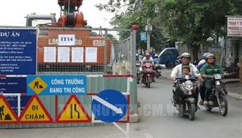 Tạm ngưng đào đường ngày 30/4 và 1/5