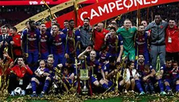 Kết quả bóng đá 22/4: Đè bẹp Sevilla, Barca lần thứ tư liên tiếp đăng quang Cup nhà vua