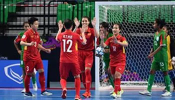 VCK futsal nữ châu Á 2018: Tuyển futsal nữ Việt Nam thắng đậm Bangladesh