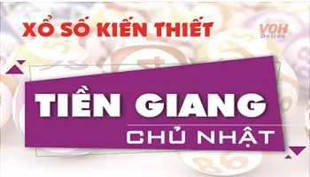 XSTG 13/5 - Kết quả xổ số Tiền Giang hôm nay chủ nhật 13/05/2018