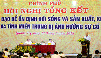 Thủ tướng chủ trí hội nghị tổng kết sau sự cố môi trường biển