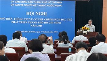 Kiều bào TPHCM nghe thông tin về cơ chế chính sách đặc thù phát triển thành phố