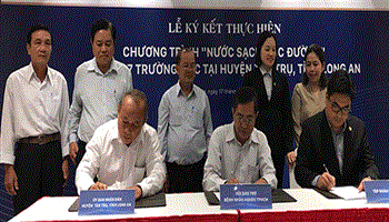 6 tỷ đồng thực hiện chương trình “Nước sạch học đường” ở Tân Trụ, Long An