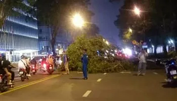 Mưa lớn, TPHCM ảnh hưởng đường bộ lẫn hàng không
